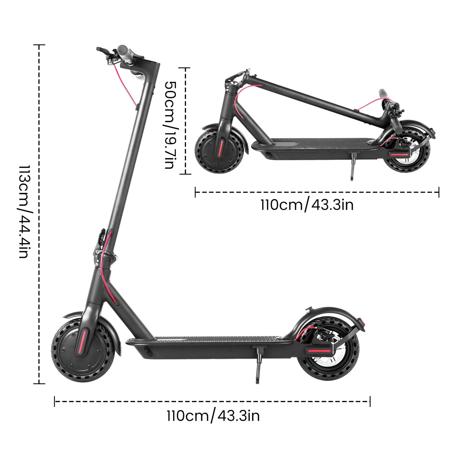 AILIFE 350W Foldable Electric Scooter A8 Mini Shock Absorbing