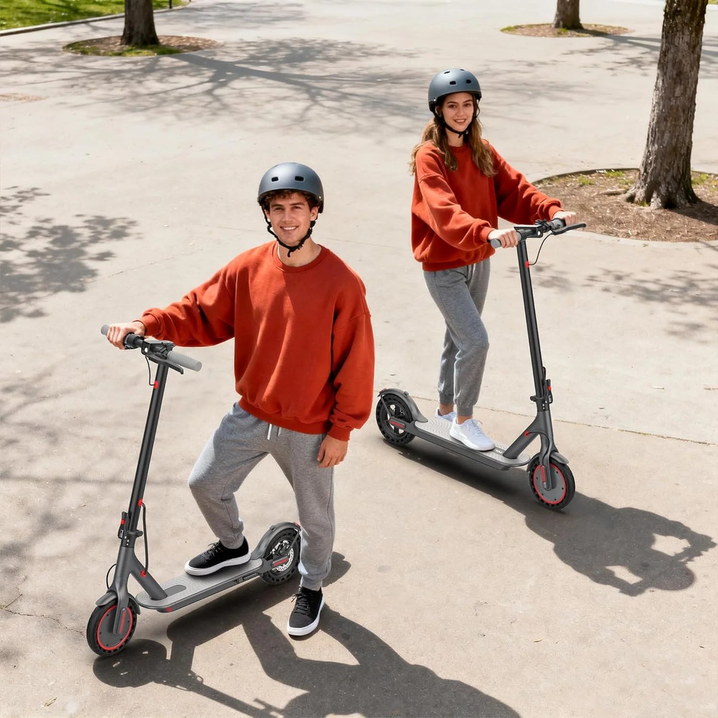 AOVOPRO ES80 Electric Scooter 350W 19MPH 21mi Range Foldable