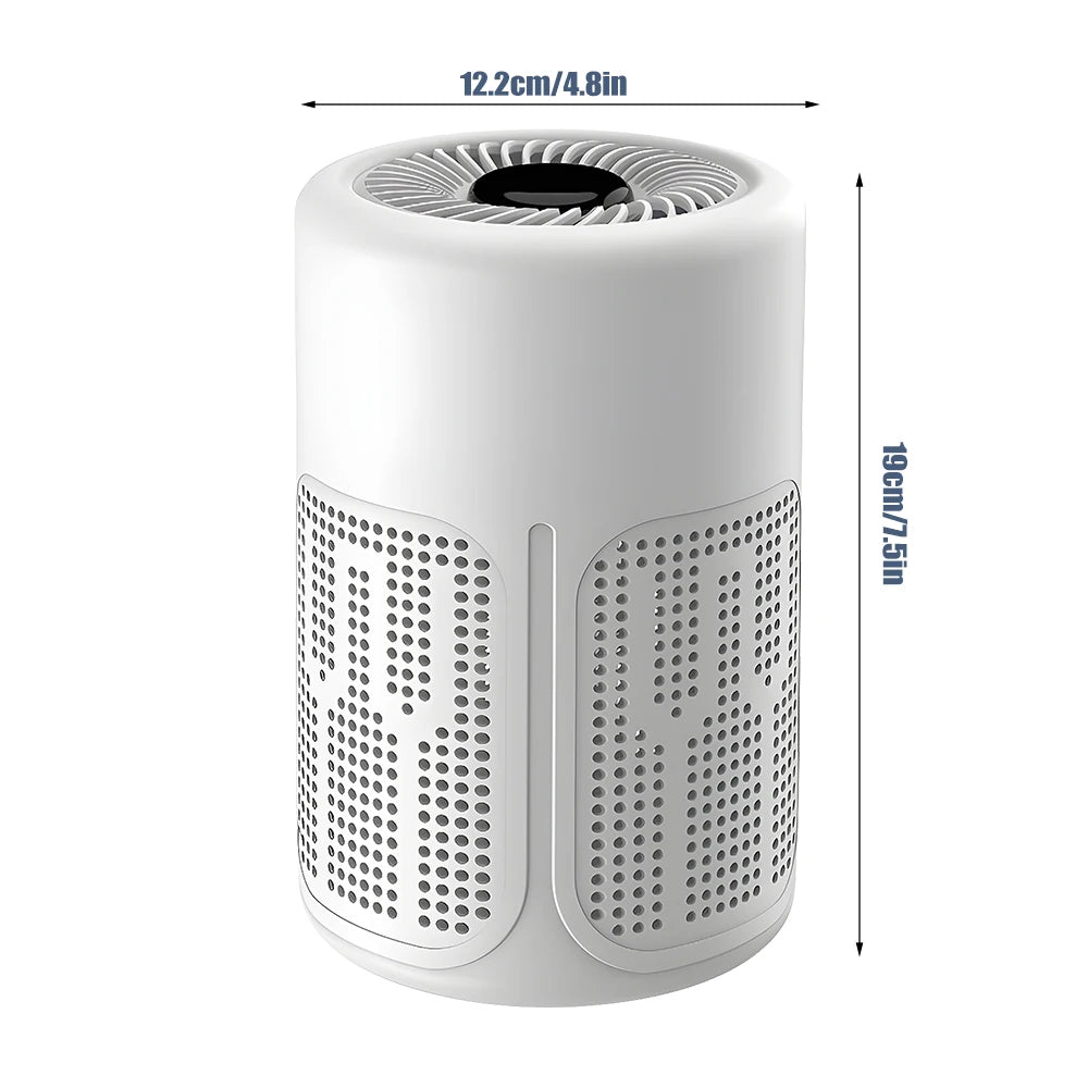 USB HEPA Air Purifier With Negative Ion For Home Use