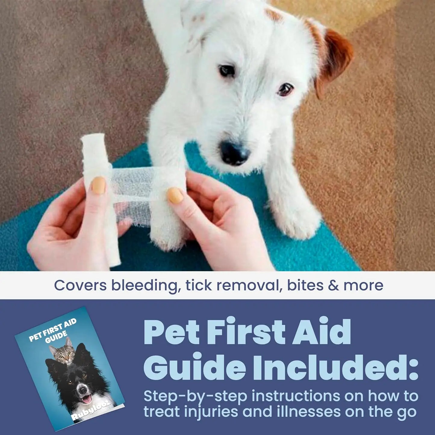 Vet Approved Pet First Aid Kit For Dogs And Cats