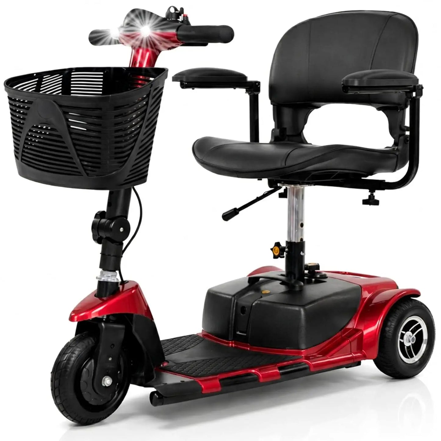 3 Wheel Mobility Scooter Electric Powered Folding Compact for Adults