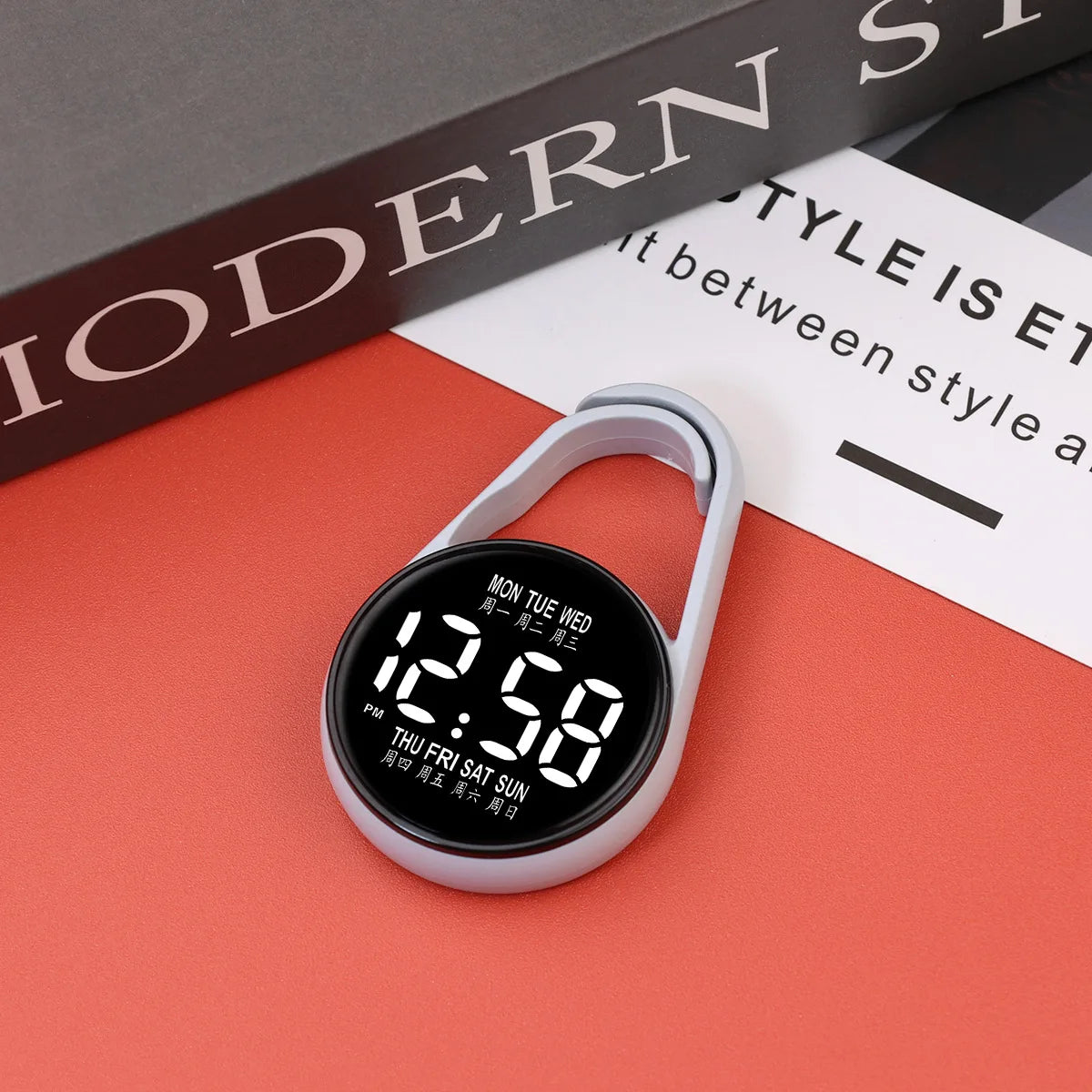LED Hanging Watch Night Light Pocket Watch Digital Unisex