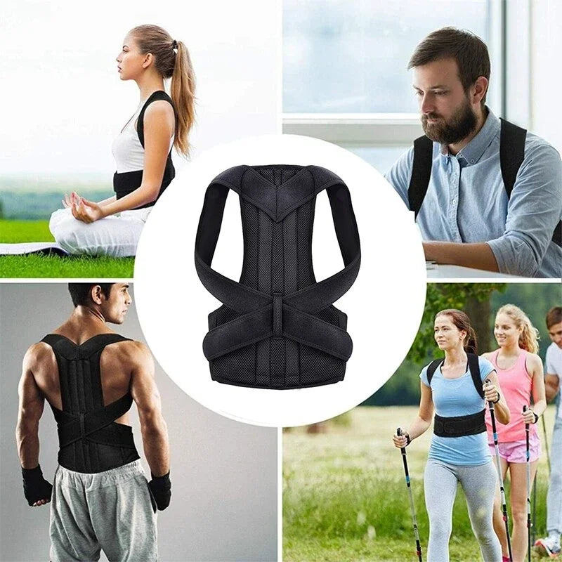 Posture Corrector Vest Back Support Belt Lumbar Column Spine Brace