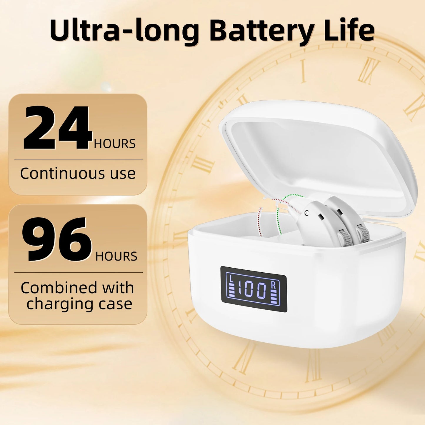 KF Concept Rechargeable Behind The Ear Hearing Aid For Adults