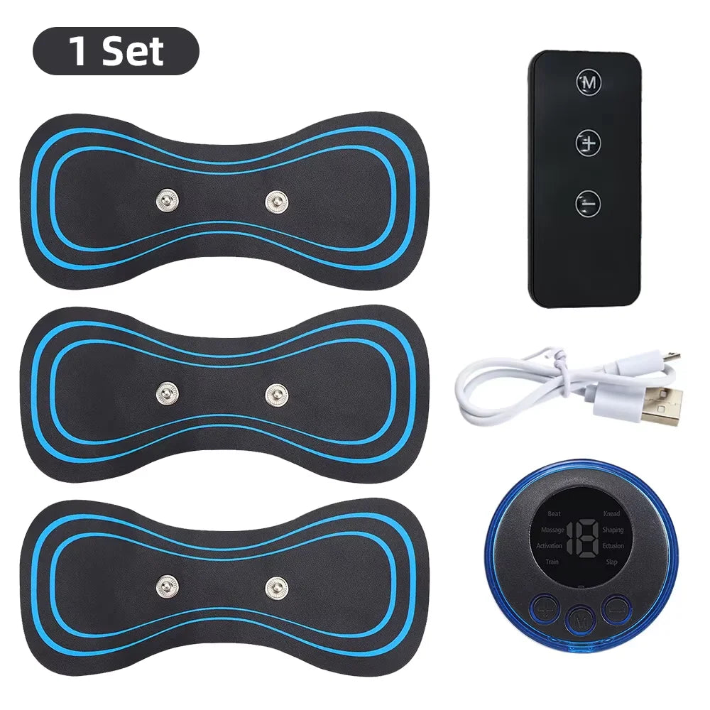 EMS Neck Massager With 8 Modes And 19 Levels Of Intensity