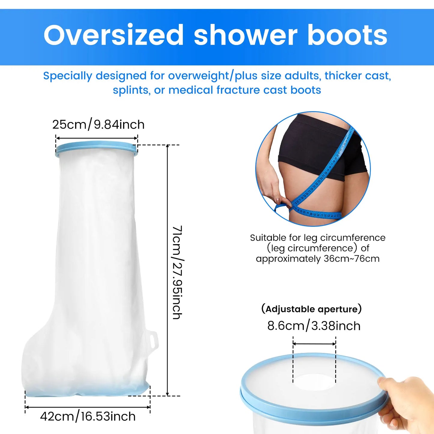 Arm Shower Cover Waterproof Cast Protector for Adults