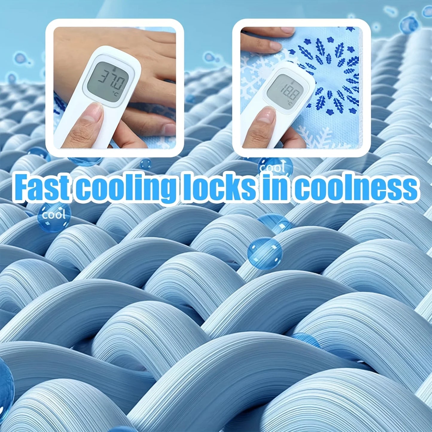 Pet Summer Self-Cooling Pad for Dogs and Cats Easy to Clean Bed