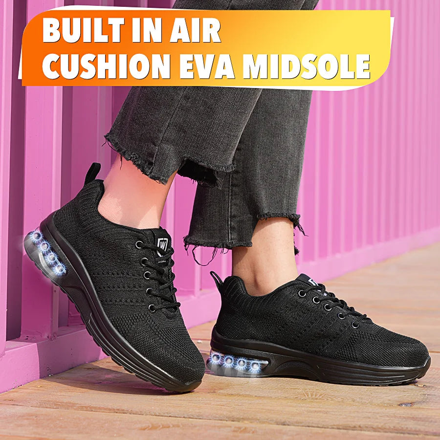 Women Puncture Resistant Daily Casual Safety Shoes