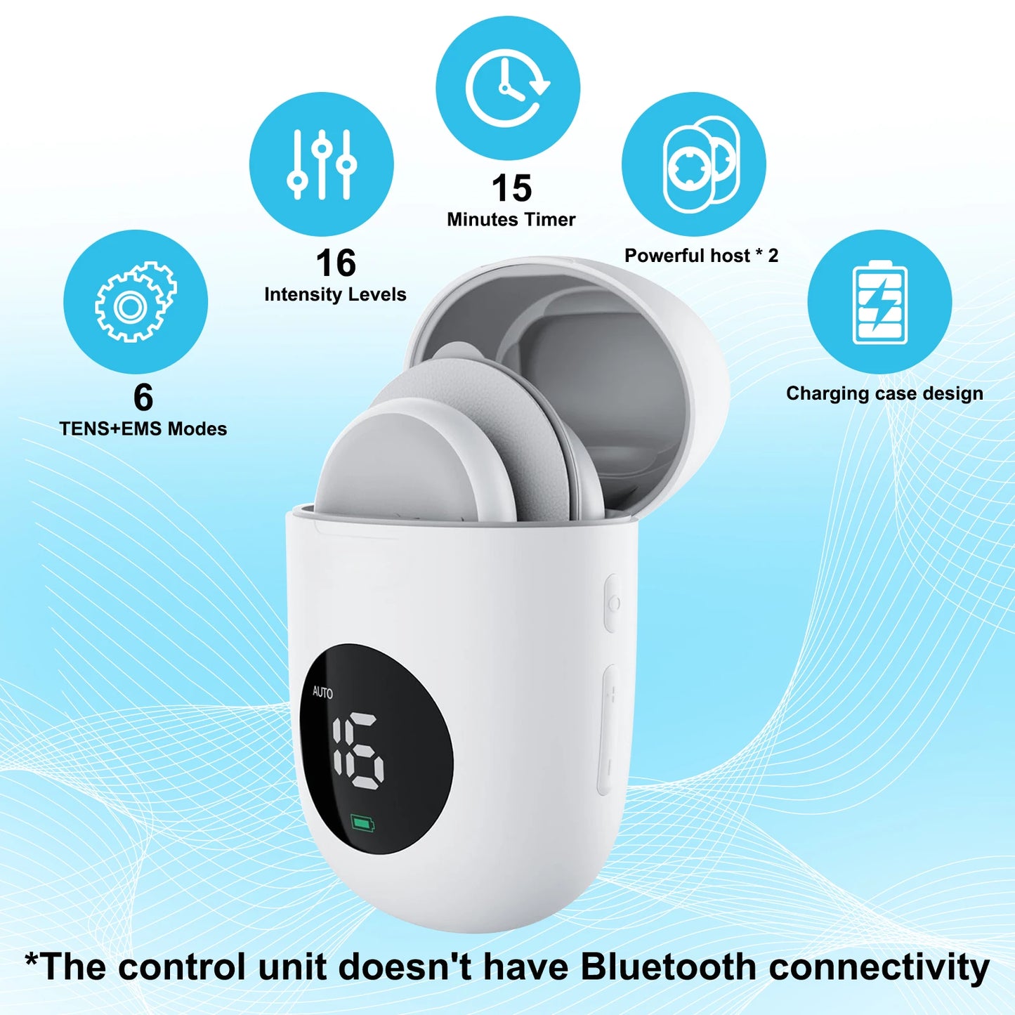 MASGRE Wireless TENS EMS Unit With Pads For Muscle Stimulation