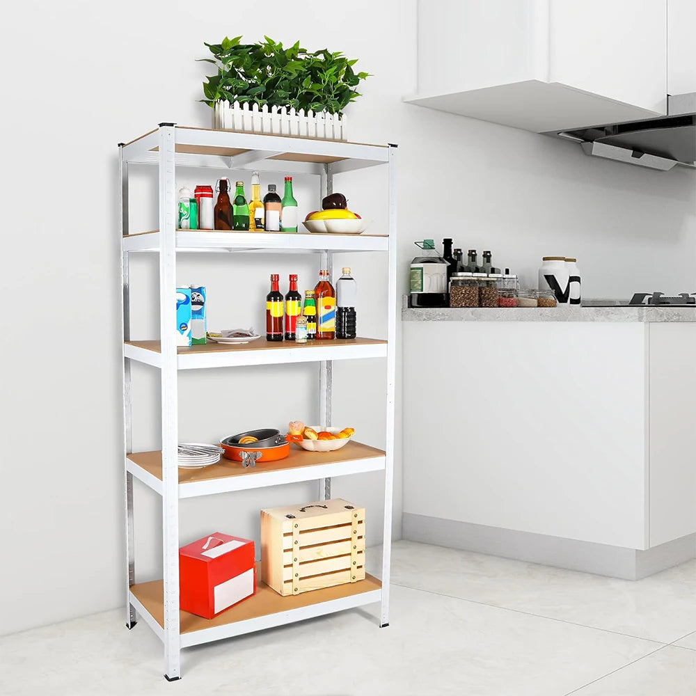 Laminated Metal Adjustable Shelving Unit Garage Storage Organization