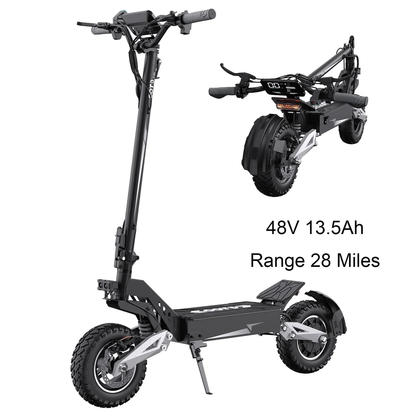OOTD T10 900W ElectricScooter FortyEightVolt 28 To 37 Miles