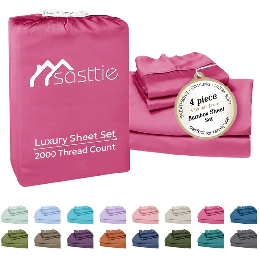 Life Ideas Cooling Bed Sheet Set Ultra Soft And Breathable