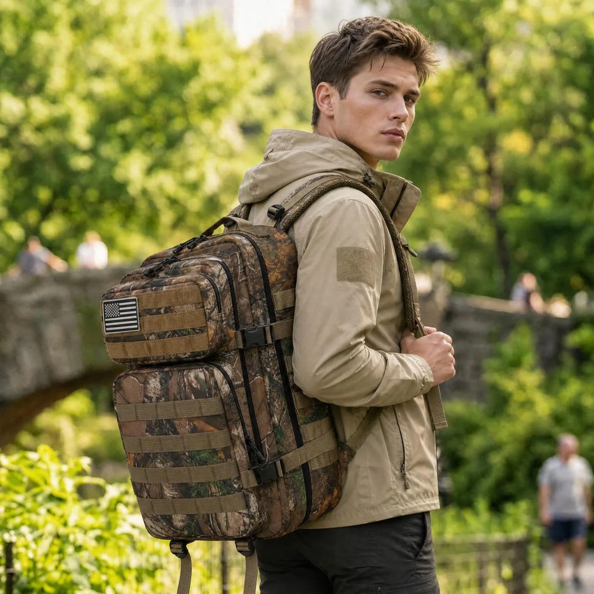 ReFire Gear Molle Tactical Backpack For Hiking Travel Camping
