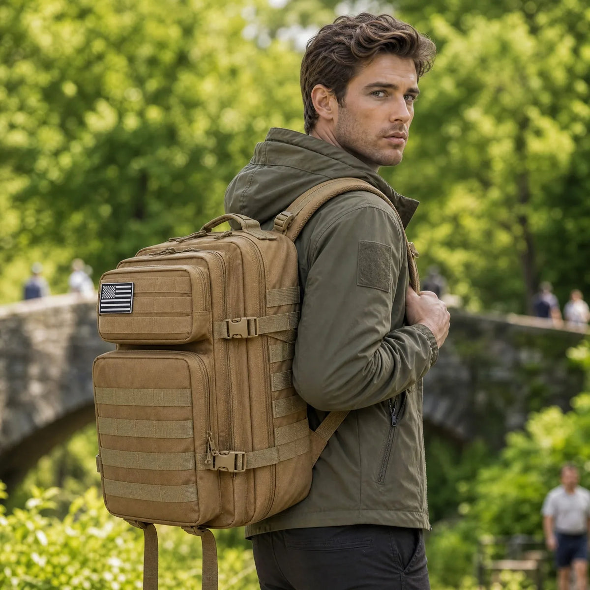 ReFire Gear Molle Tactical Backpack For Hiking Travel Camping