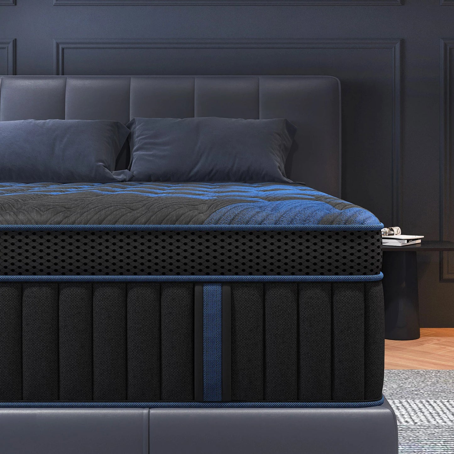 Sweetlove Hybrid Memory Foam Mattress In A Box Euro Top Back Lumbar Support