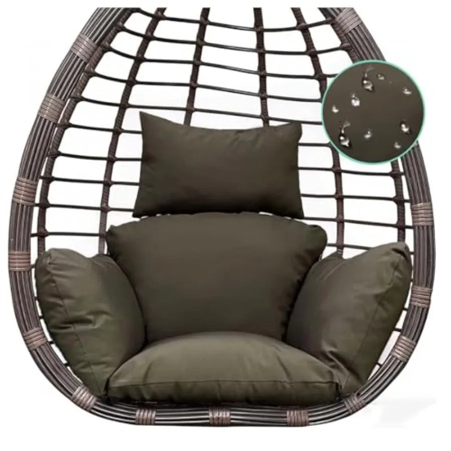 Egg Chair Cushion for Hanging Chair Indoor Outdoor Patio Garden Seat Pad