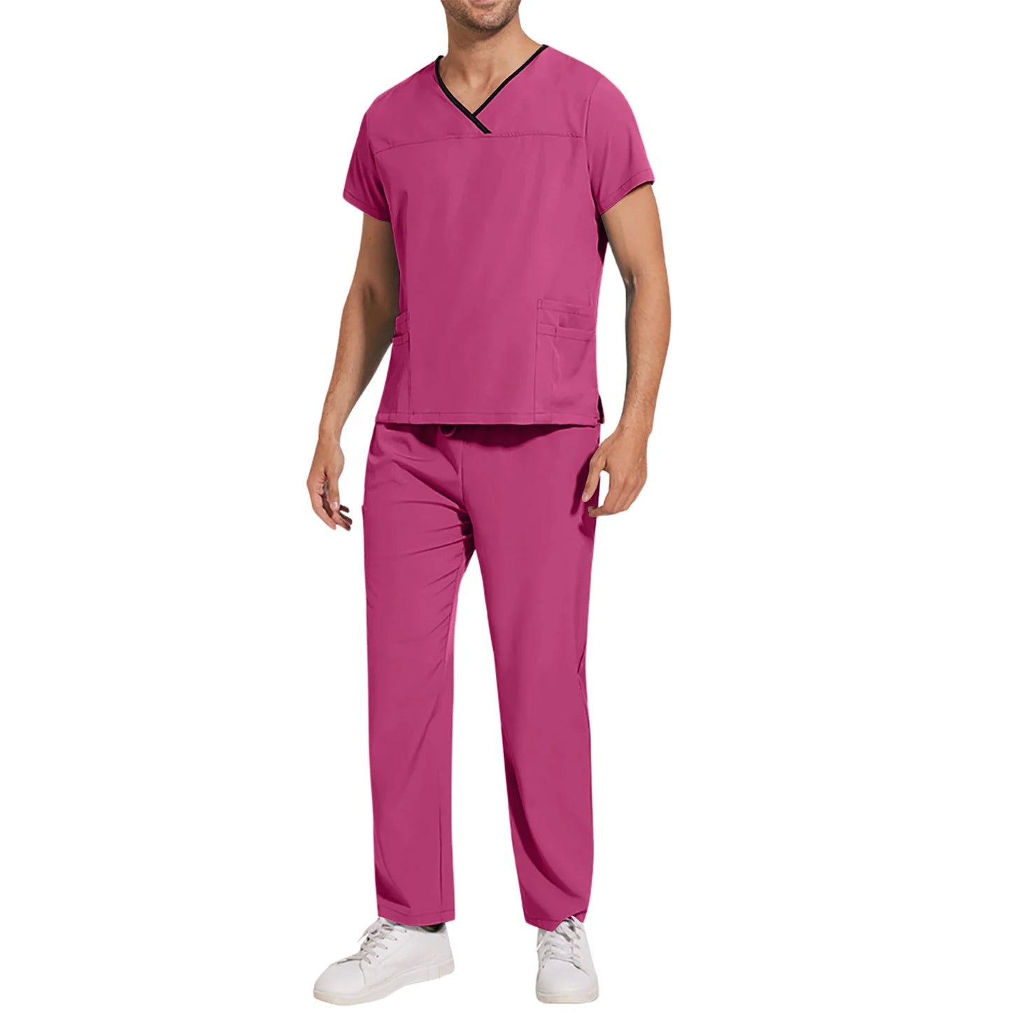 Soft Lightweight Jogger Scrubs Suit For Healthcare Workers Nurses Doctors