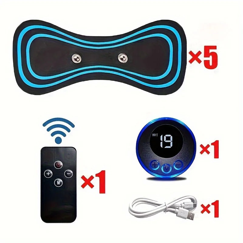 EMS Neck Massager With 8 Modes And 19 Levels Of Intensity