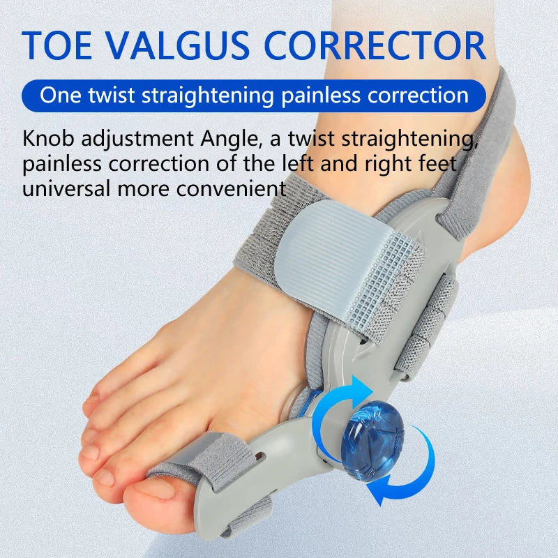 Unisex Adjustable Rotatable Toe Separator For Foot Comfort