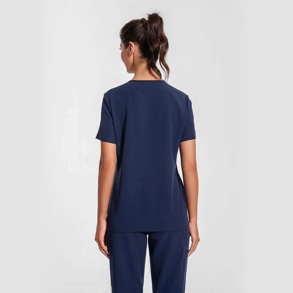 KUNGFU SCRUBSCN Ladies Dental Scrubs Set Two Piece