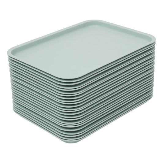 Bymaocar Rectangular Stackable Serving Trays 24 Pcs Food Service