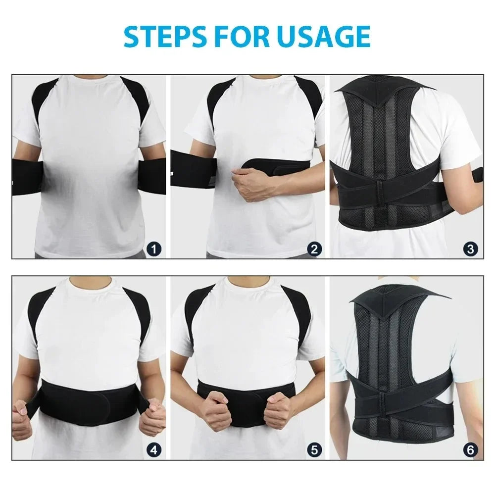 Back Brace Posture Corrector Belt for Women and Men