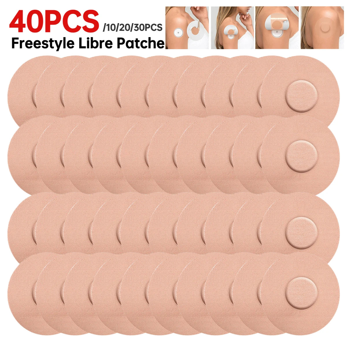 APWIKOGERH Freestyle Libre Sensor Patches Waterproof Adhesive Stickers