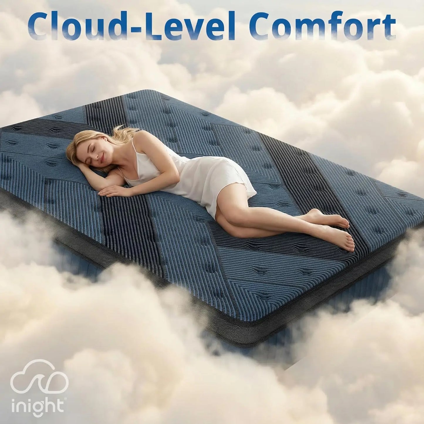 GUOHE Memory Foam Hybrid Mattress With Pocketed Coils