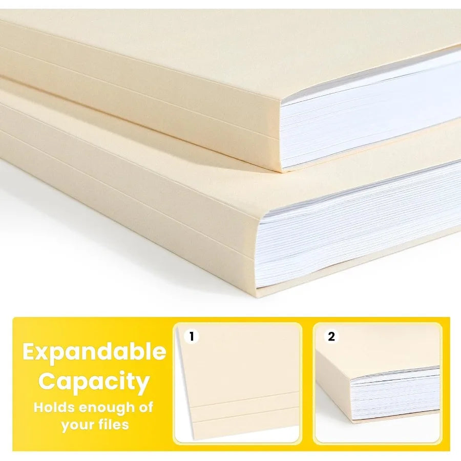 Manilla Folders One Third Cut Tabs 250 Per Box Durable