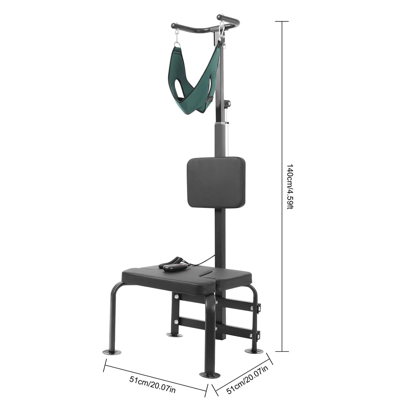Bymaocar Electric Cervical Traction Device Neck Stretcher With Remote