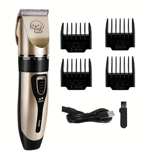 SHUYU Pet Hair Trimmer Kit Electric Clippers For Pets