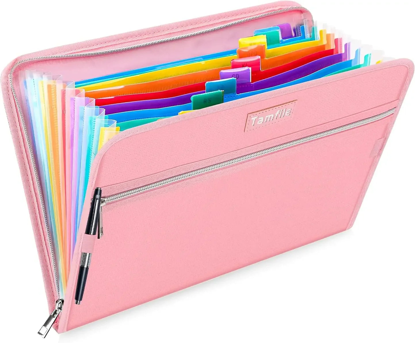 Fireproof Organizer With Handles 13 Compartment Clear Expanding File