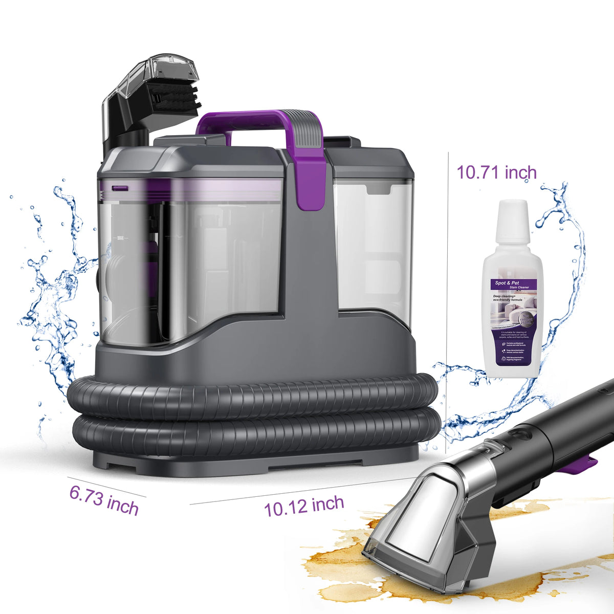 Yisora Portable Carpet And Upholstery Wet Cleaning Machine 15Kpa Corded