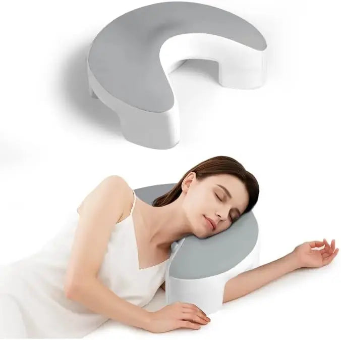 Memory Foam Side Sleeper Pillow With Arm Hole For Neck