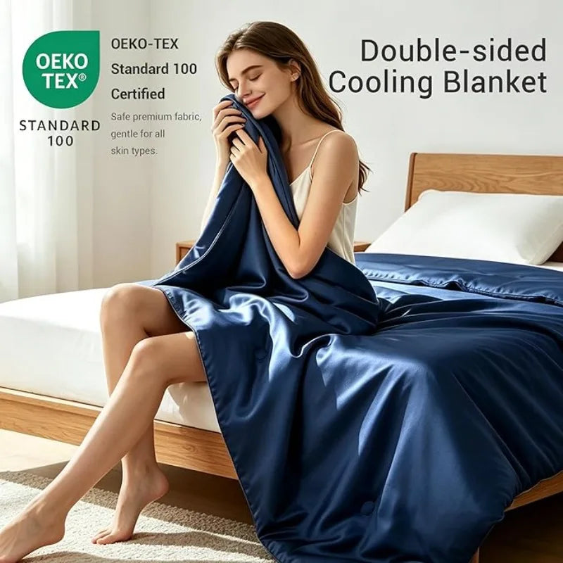 SHEREST Cooling Comforter Lightweight Breathable Quilt for Hot Sleepers