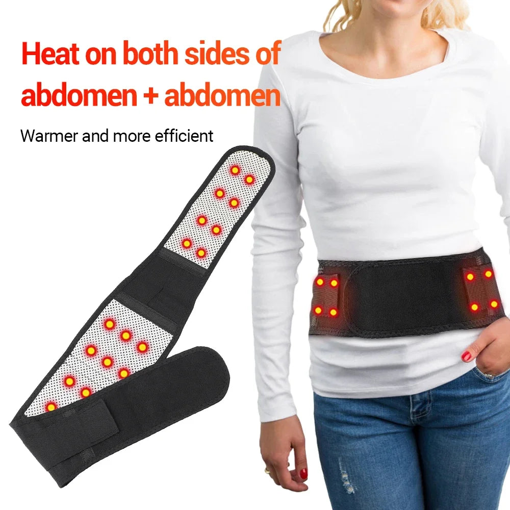 Adjustable Tourmaline Self Heating Magnetic Back Support Belt