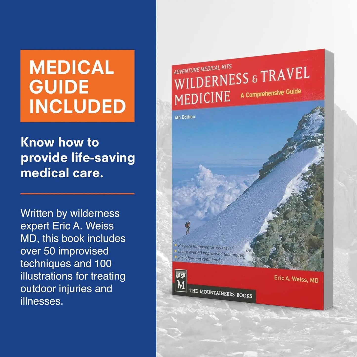 Emergency First Aid Kit for Hiking with Trauma Pad