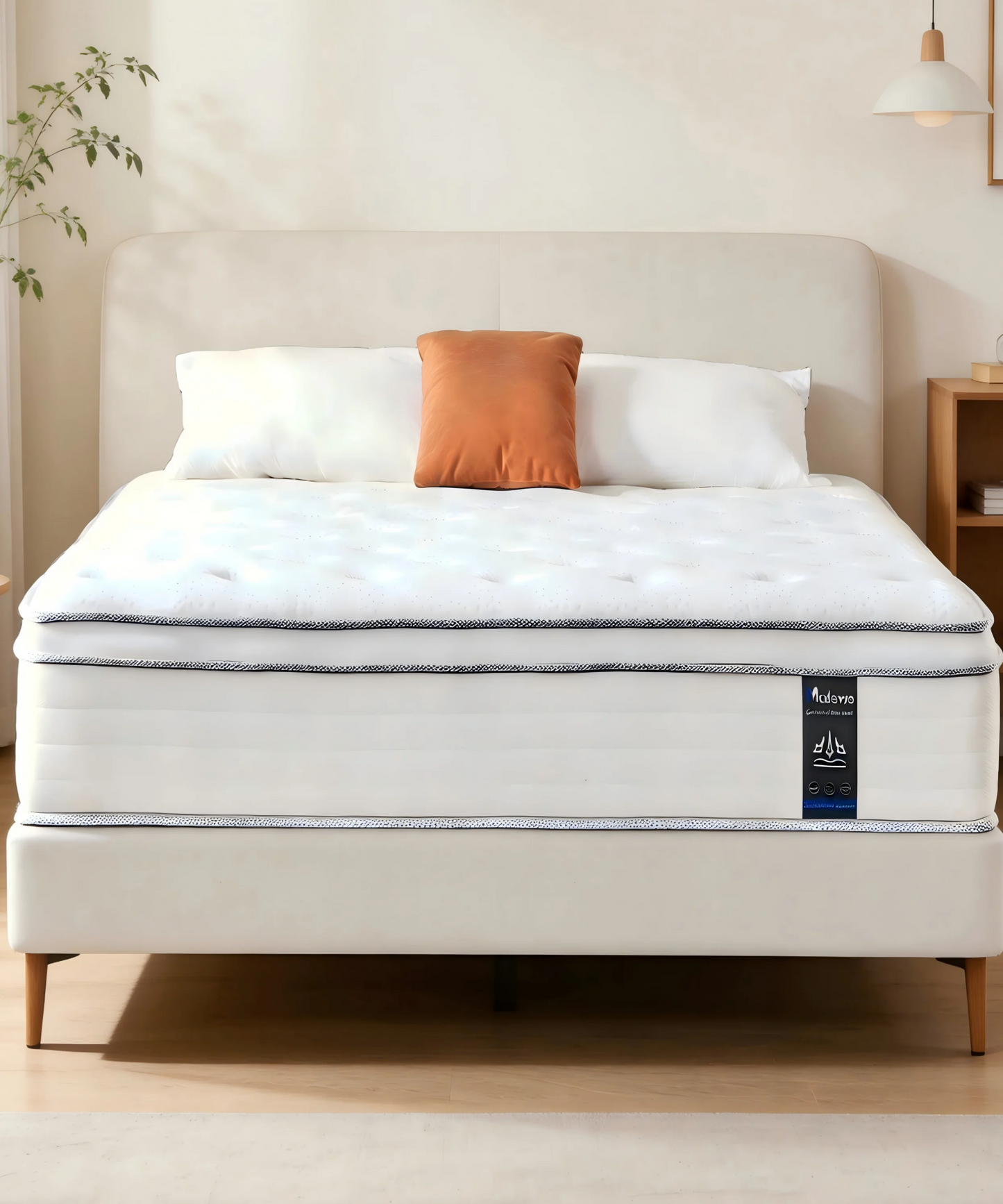 Madevos Hybrid Pocket Spring Mattress Medium Firm With Motion Isolation