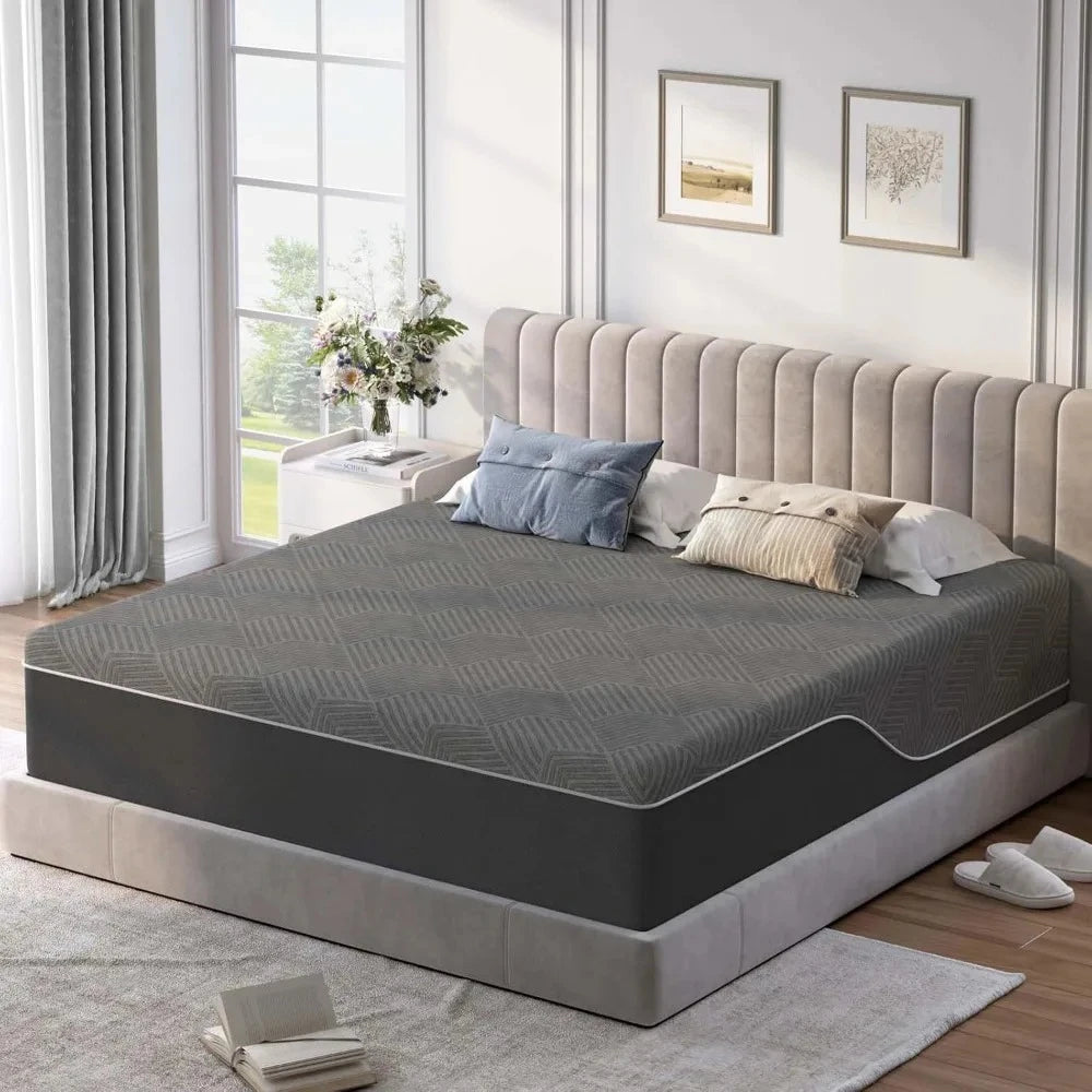 MOYU Gel Memory Foam Mattress Pressure Relief and Motion Isolation