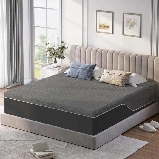 MOYU Gel Memory Foam Mattress Pressure Relief and Motion Isolation