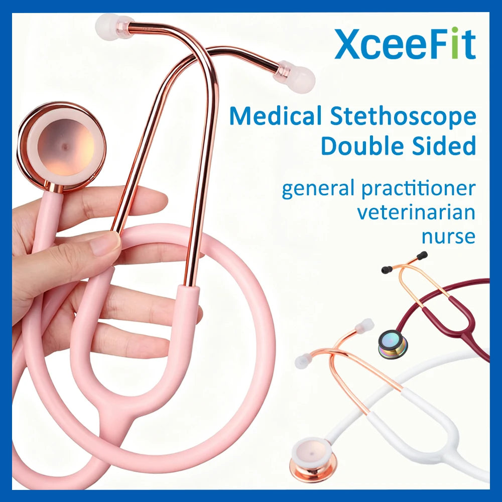 XceeFit Dual Sided Stethoscope Cardiology Medical Equipment