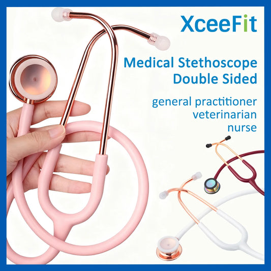 XceeFit Dual Sided Stethoscope Cardiology Medical Equipment