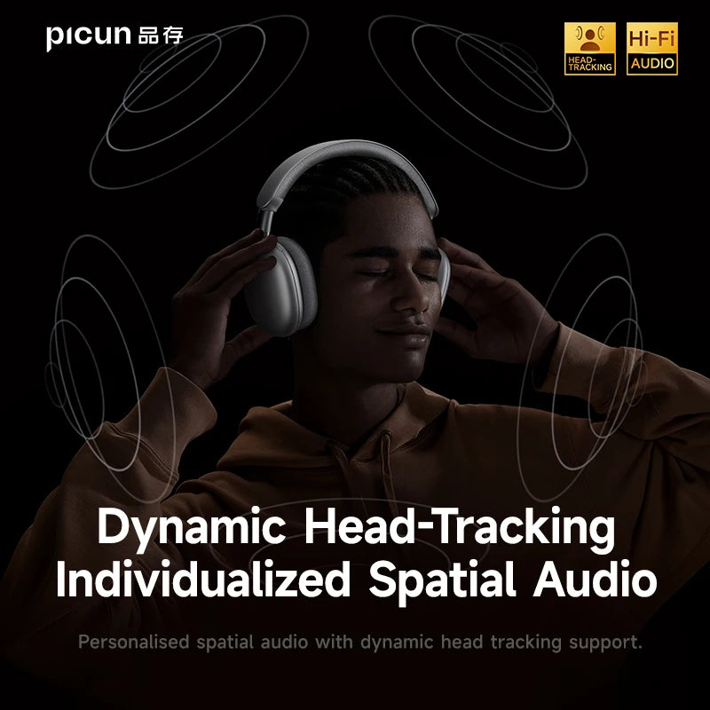 Picun F8 Pro Wireless ANC Headphones With Spatial Audio