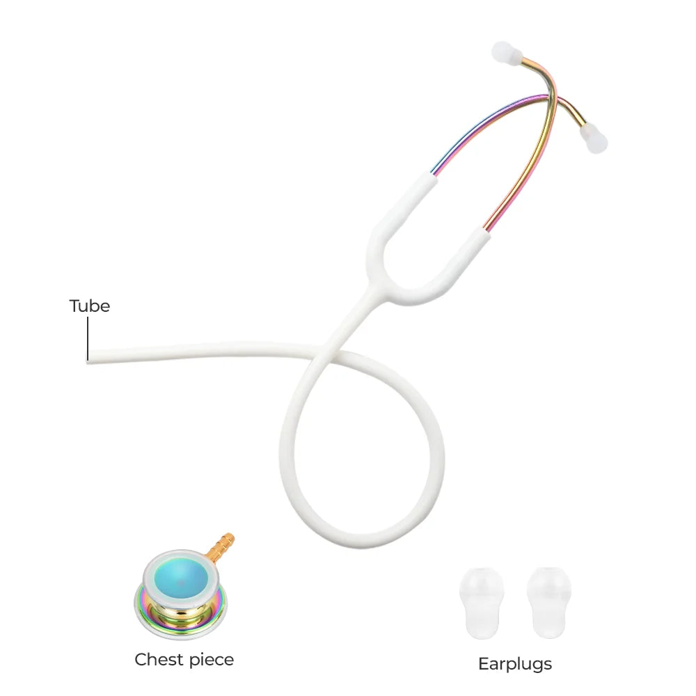 XceeFit Portable Double Sided Stethoscope for Cardiology and Medical Use