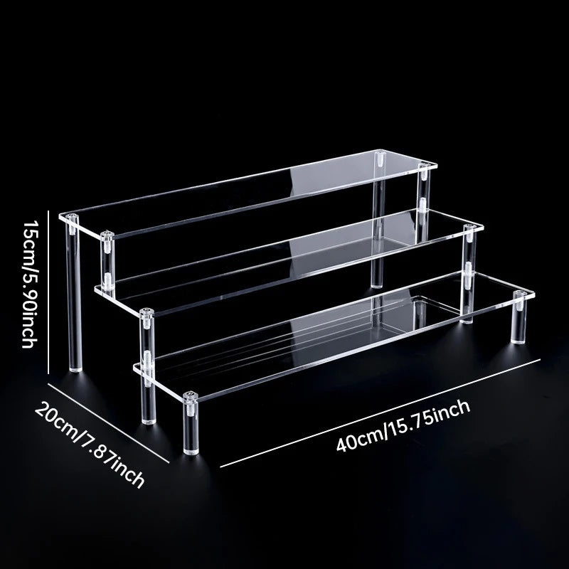 Acrylic Display Stand 1 to 5 Tier Makeup Organizer