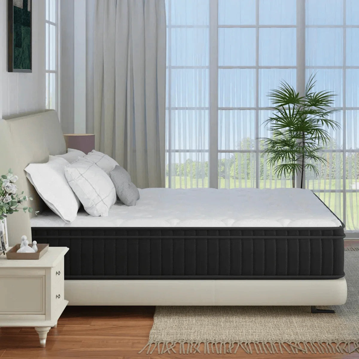 Amztree Hybrid Memory Foam Mattress In A Box Certipur Certified
