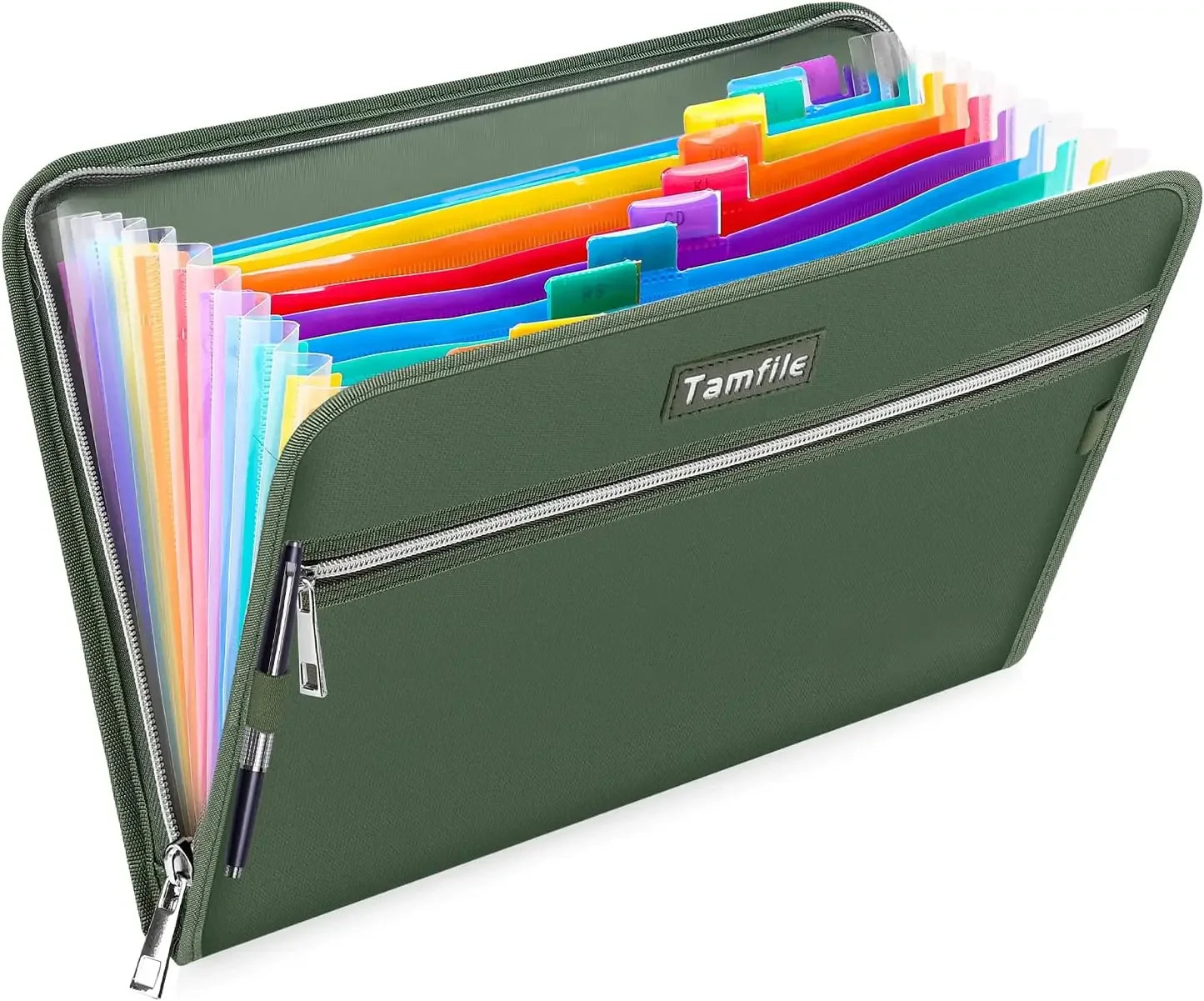 Fireproof Organizer With Handles 13 Compartment Clear Expanding File