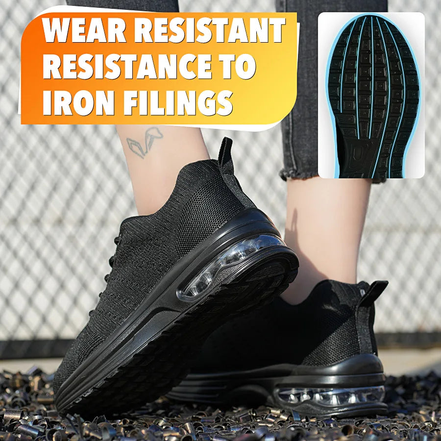 Women's Puncture Resistant Daily Casual Safety Shoes