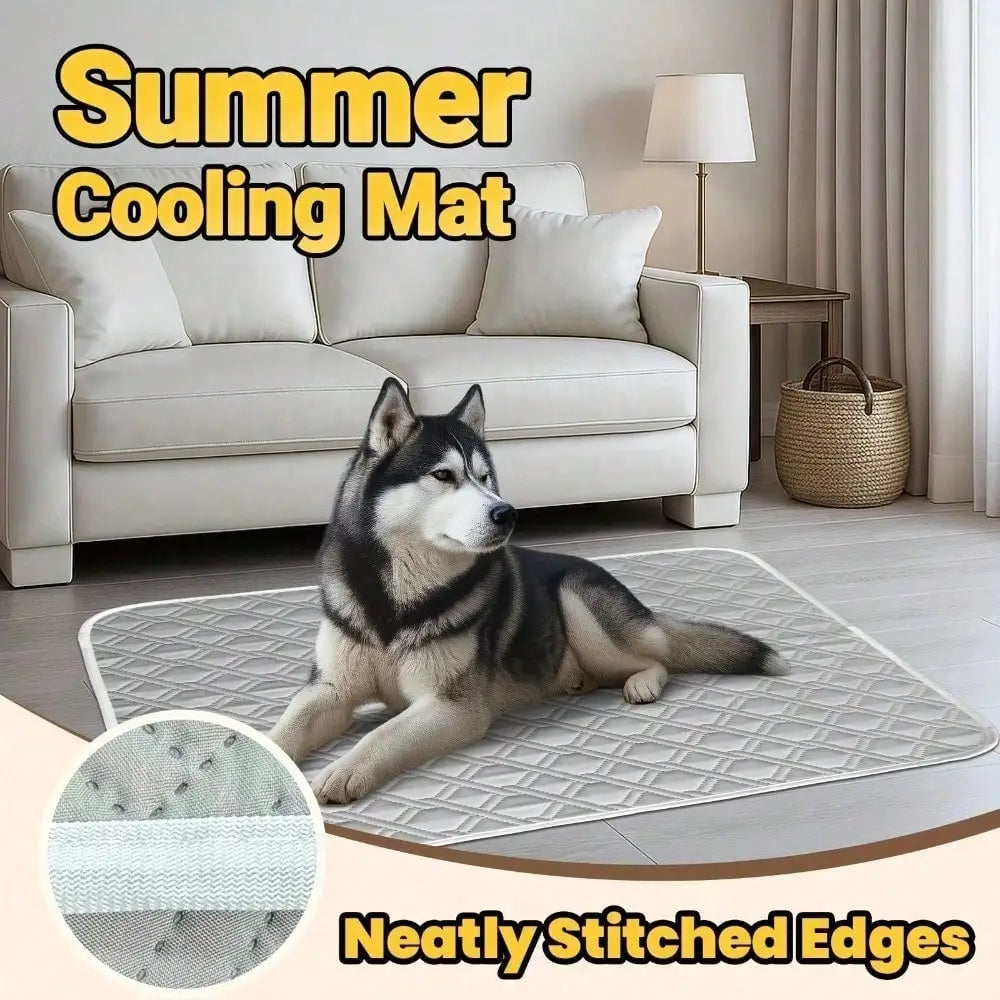 Pet Ice Cooling Pad Washable Non Slip Comfort For Pets