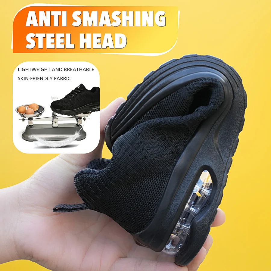 Women's Puncture Resistant Daily Casual Safety Shoes